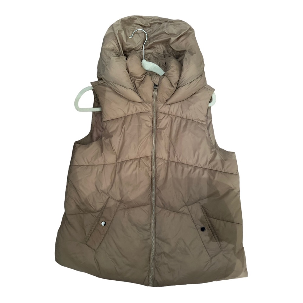 Vera Moda Camel Puffer Vest Size Small